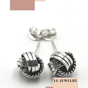 Silver earrings